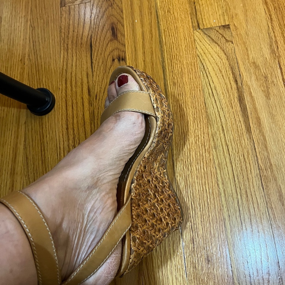 Prada wedge sandals